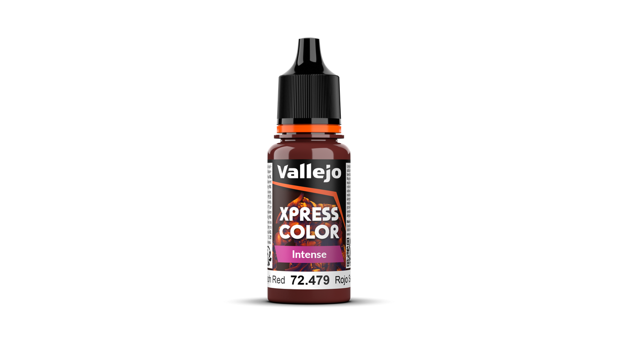 Vallejo Xpress Color Intense | Seraph Red | 18ml | 72.479-Flock and Basing Materials-LITKO Game Accessories
