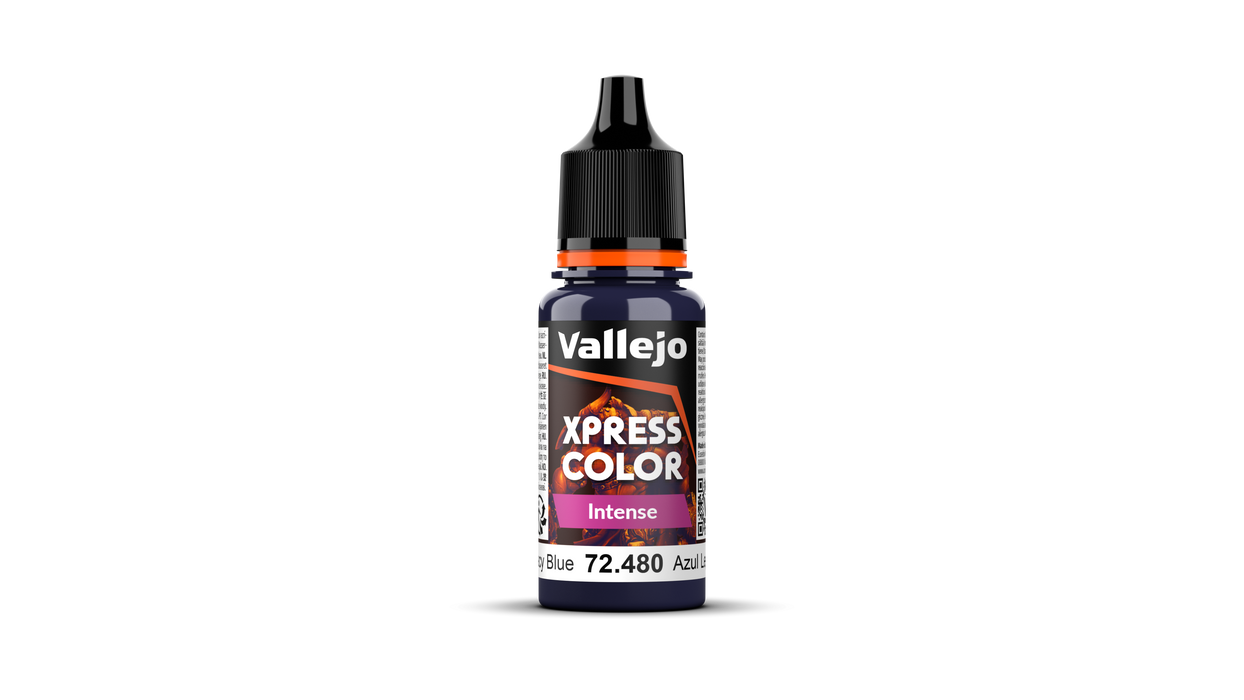 Vallejo Xpress Color Intense | Legacy Blue | 18ml | 72.480-Flock and Basing Materials-LITKO Game Accessories