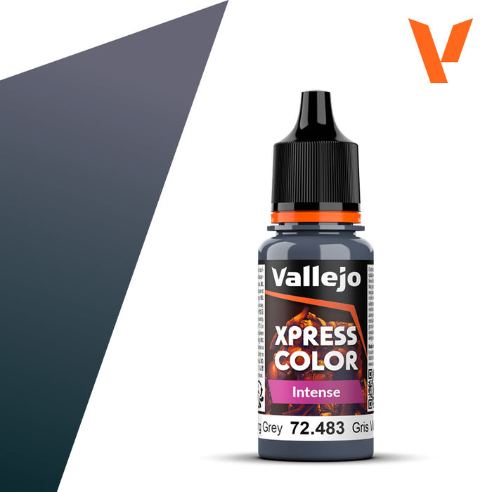 Vallejo Xpress Color Intense | Viking Grey | 18ml | 72.483-Flock and Basing Materials-LITKO Game Accessories