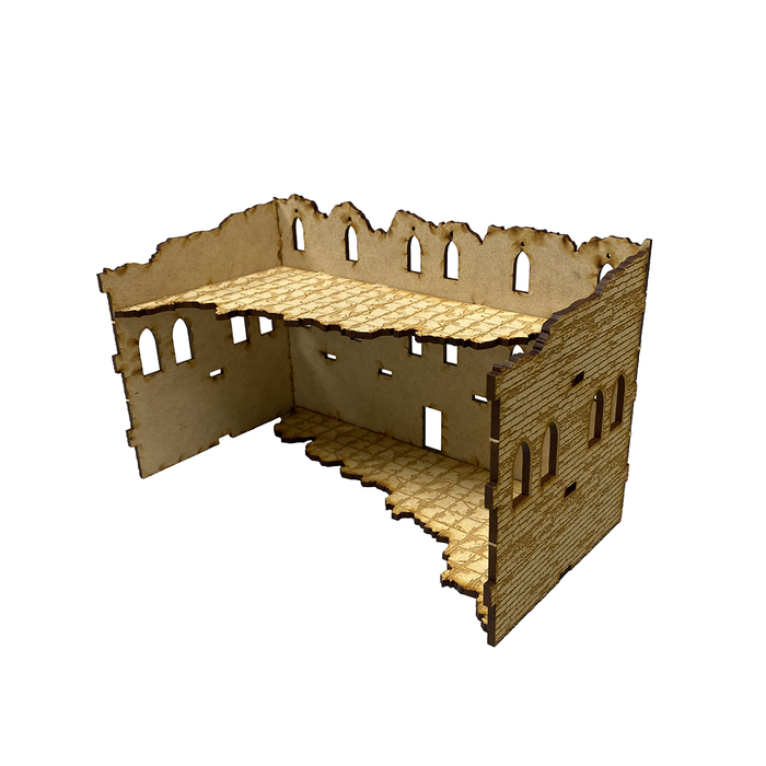 LITKO Wargaming Terrain Set - Ruined Structures