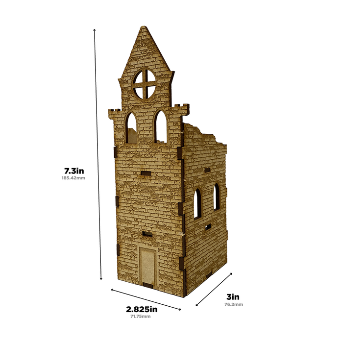 LITKO Wargaming Terrain Set - Ruined Structures