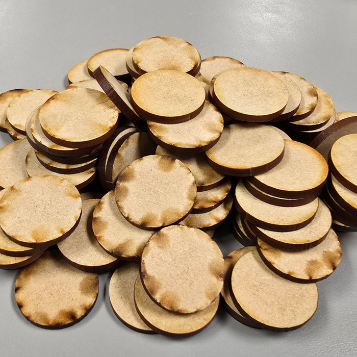 LITKO 1-inch Round Offcut Bases (MDF)