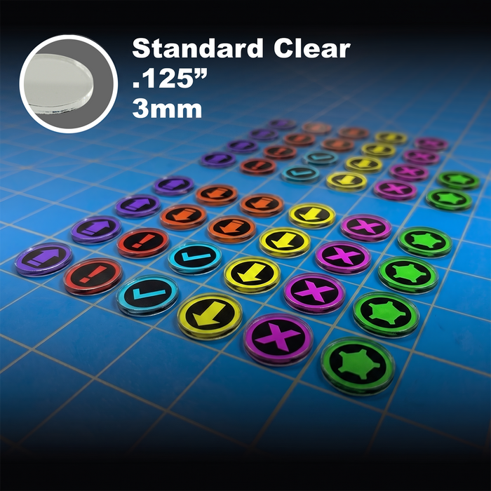 LITKO Space Skirmish Token Set Compatible with Starcraft TMG 1st Edition