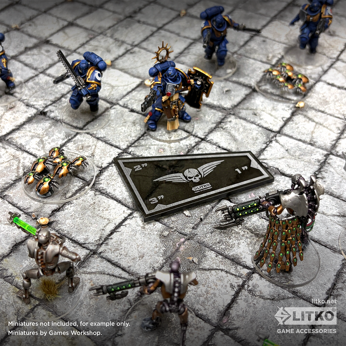 LITKO 3-Inch Combat Gauge Compatible with Warhammer 11th Edition