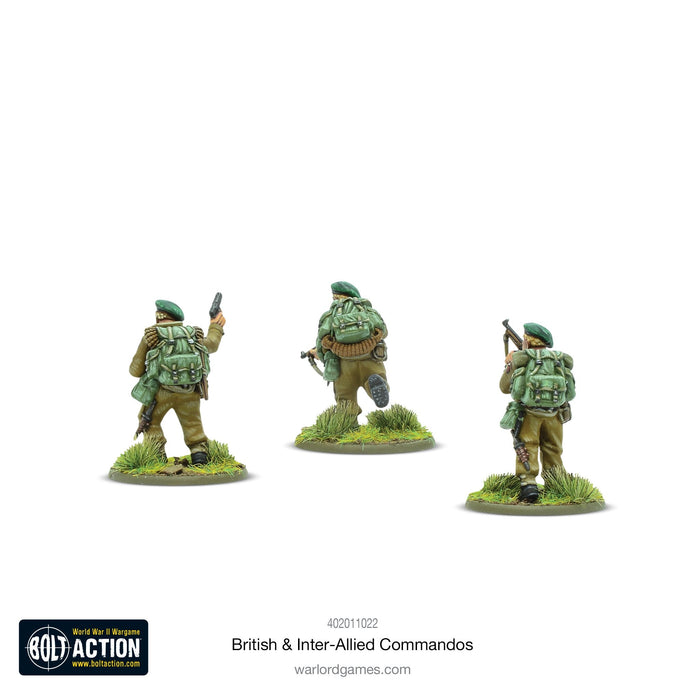 28mm Bolt Action | British & Inter-Allied Commandos | WWII Elite Light Infantry (30) (Plastic)-Miniatures-LITKO Game Accessories