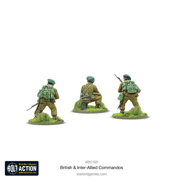 28mm Bolt Action | British & Inter-Allied Commandos | WWII Elite Light Infantry (30) (Plastic)-Miniatures-LITKO Game Accessories
