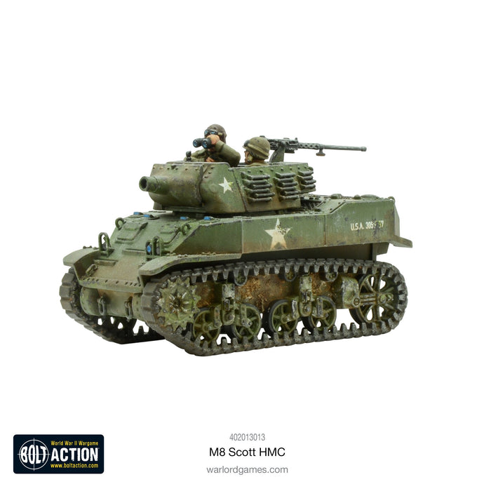 28mm Bolt Action | WWII US M8 Scott HMC Howitzer Motor Carriage (Plastic)-Miniatures-LITKO Game Accessories