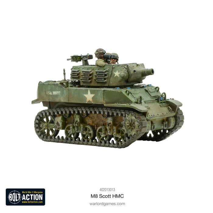 28mm Bolt Action | WWII US M8 Scott HMC Howitzer Motor Carriage (Plastic)-Miniatures-LITKO Game Accessories