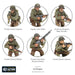 28mm Bolt Action | WWII US Rangers Elite Light Infantry (30) (Plastic)-Miniatures-LITKO Game Accessories