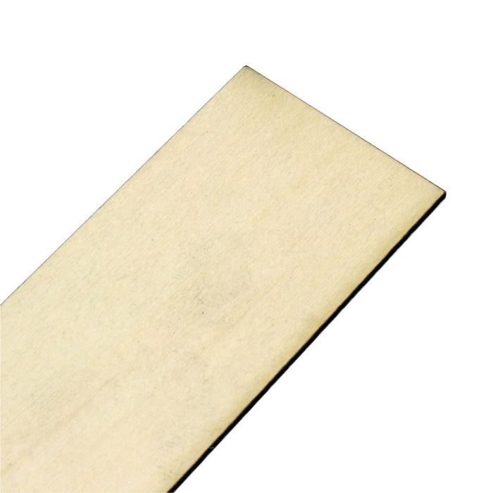 Miniature Bases, Rectangular, 1x2.25inch, 1.5mm Plywood (50)-Miniature Bases-LITKO Game Accessories