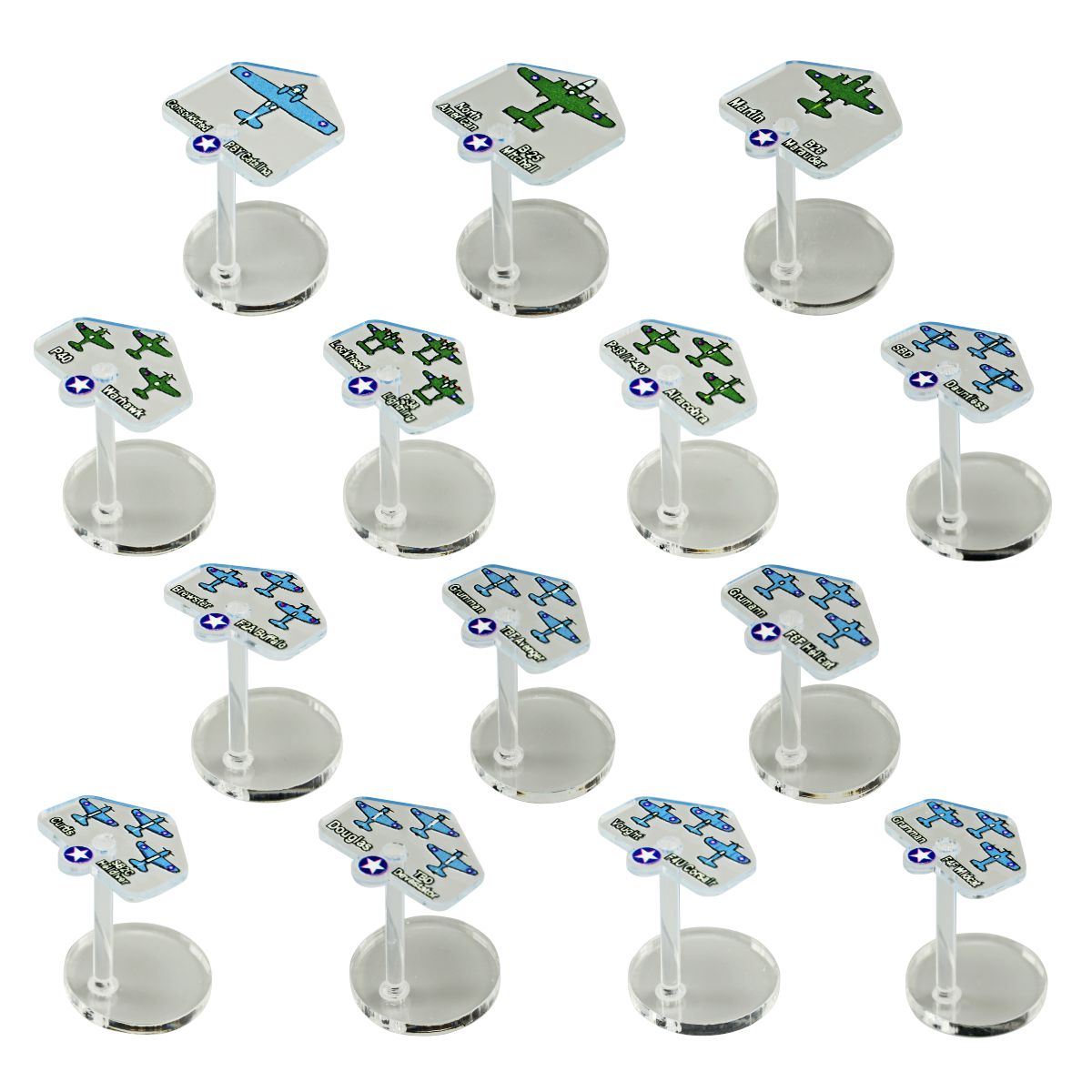Litko LITKO WWII Micro Air Stands | US Pacific Aircraft | Axis & Allies ...