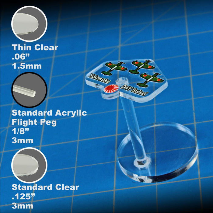 LITKO WWII Micro Air Stands, Japanese Yokosuka D4Y Suisei Dive Bombers (3)-General Gaming Accessory-LITKO Game Accessories