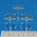 LITKO Premium Printed WWII Micro Air Stands United States, P-39/P-400 Airacobra Fighters (3) - LITKO Game Accessories