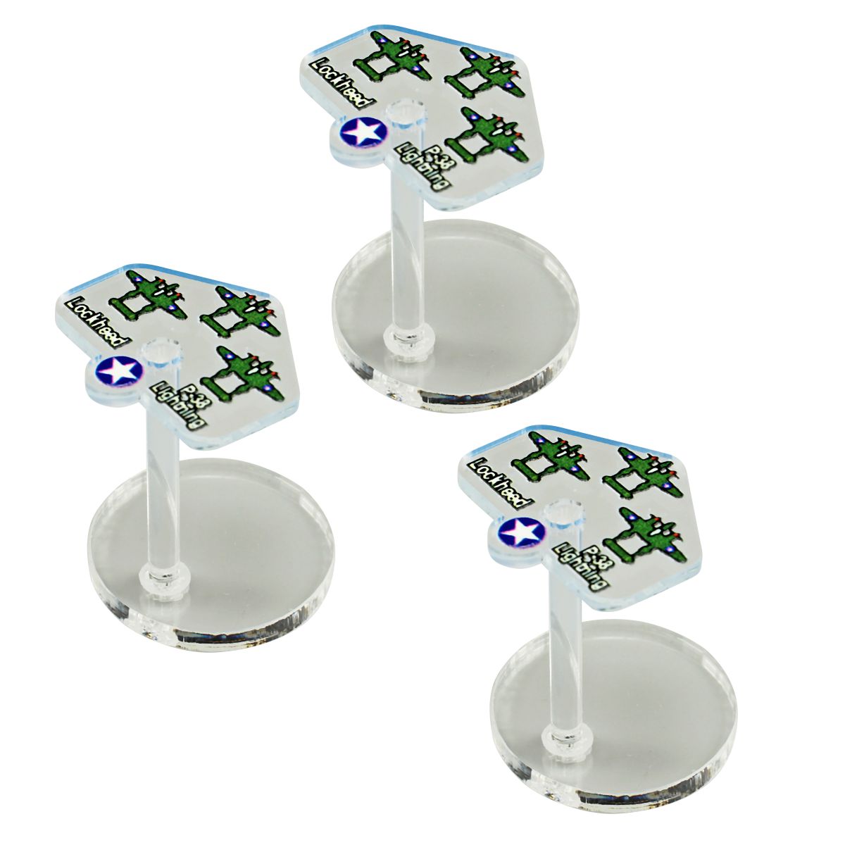 LITKO WWII Micro Air Stands | Lockheed P-38 Lightning Fighters | Axis ...