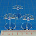 LITKO Premium Printed WWII Micro Air Stands United States, SBD Dauntless Scout Dive Bomber (3)-General Gaming Accessory-LITKO Game Accessories