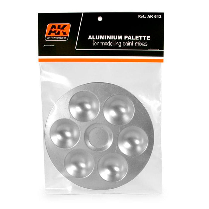 Aluminum Paint Palette, 6 Wells-Tools-LITKO Game Accessories