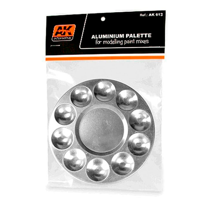 Aluminum Paint Palette, 10 Wells-Tools-LITKO Game Accessories