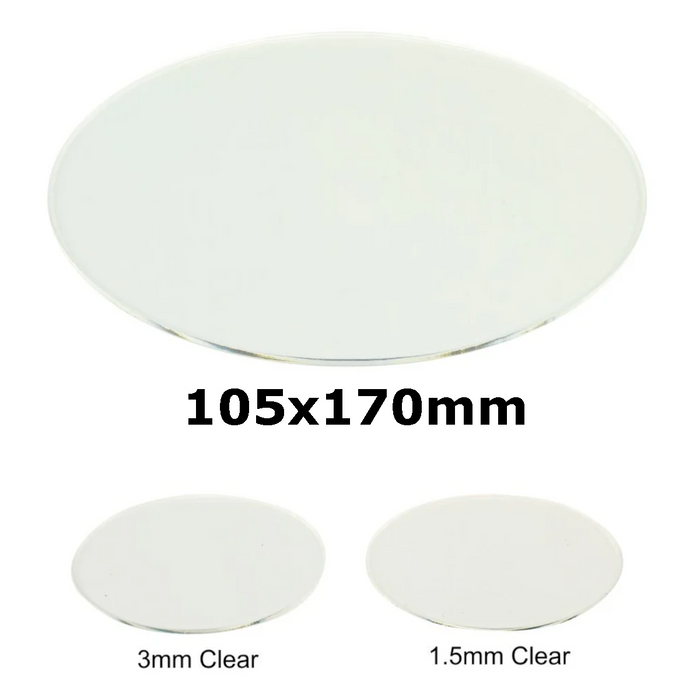 LITKO 105x170mm Oval Miniature Bases (New! Multiple Materials on One Page!)