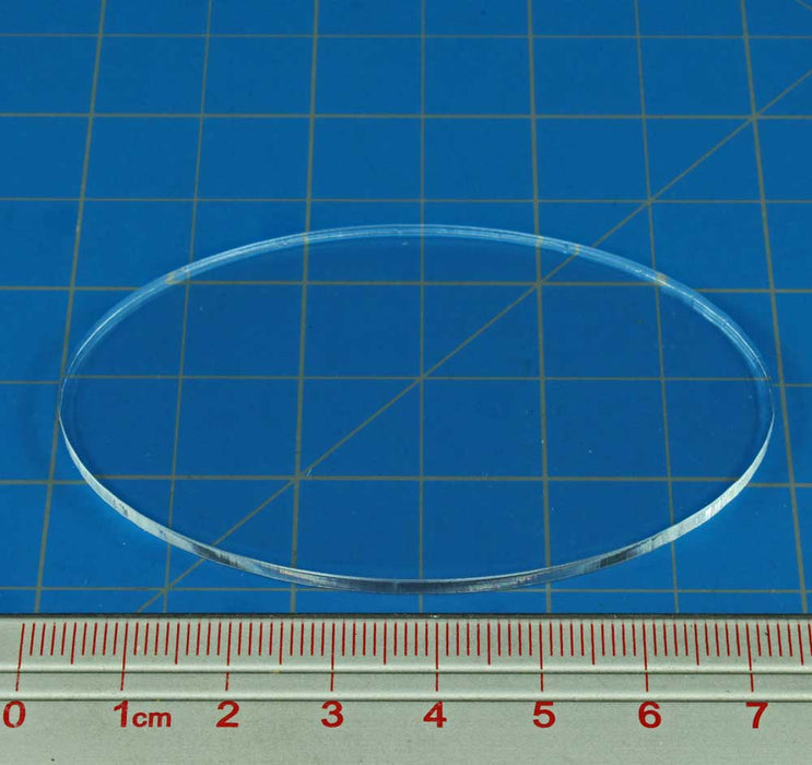 LITKO 46x75mm Oval Base Miniature Bases (3) (NEW! Multiple Materials on One Page!)