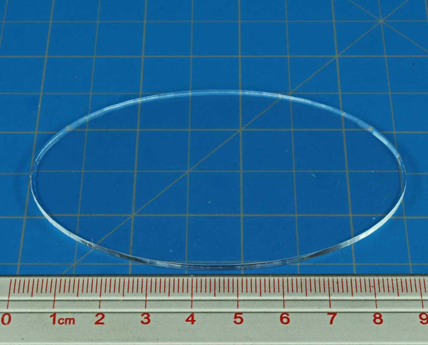 LITKO 52x90mm Oval Base Miniature Bases (3) (NEW! Multiple Materials on One Page!)