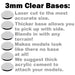 LITKO 42x75mm Oval Bases Compatible with AoS & 40k, 3mm Clear Acrylic (5)-Specialty Base Sets-LITKO Game Accessories