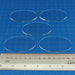 LITKO 42x75mm Oval Bases Compatible with AoS & 40k, 3mm Clear Acrylic (5)-Specialty Base Sets-LITKO Game Accessories