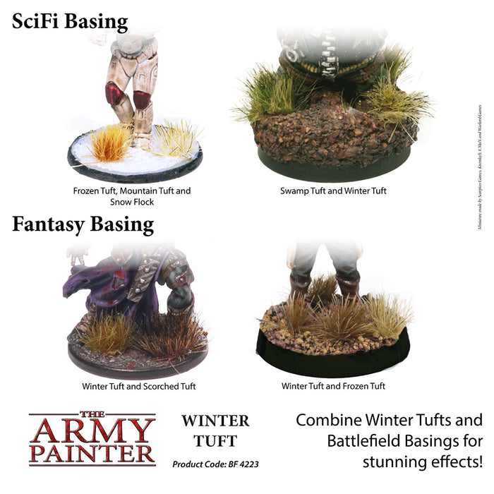 Battlefields: Winter Tufts-Flock and Basing Materials-LITKO Game Accessories