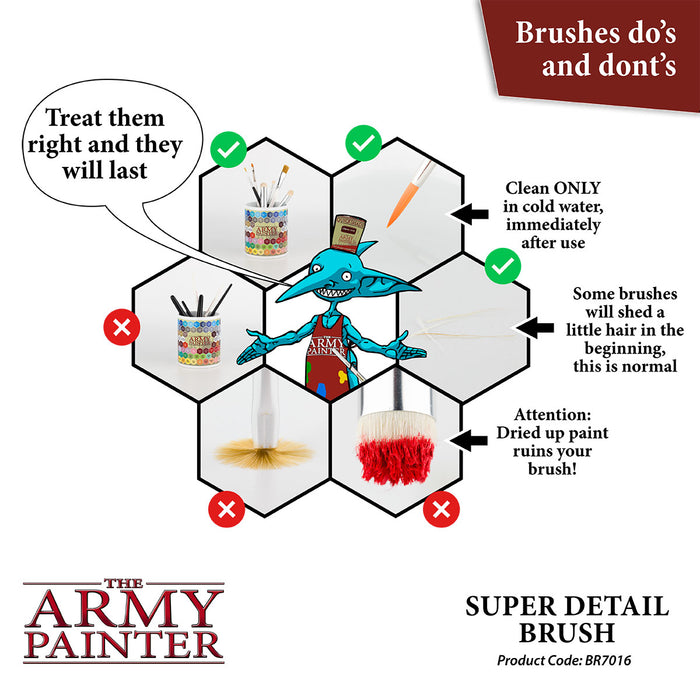 Hobby Brush: Super Detail-Brushes-LITKO Game Accessories