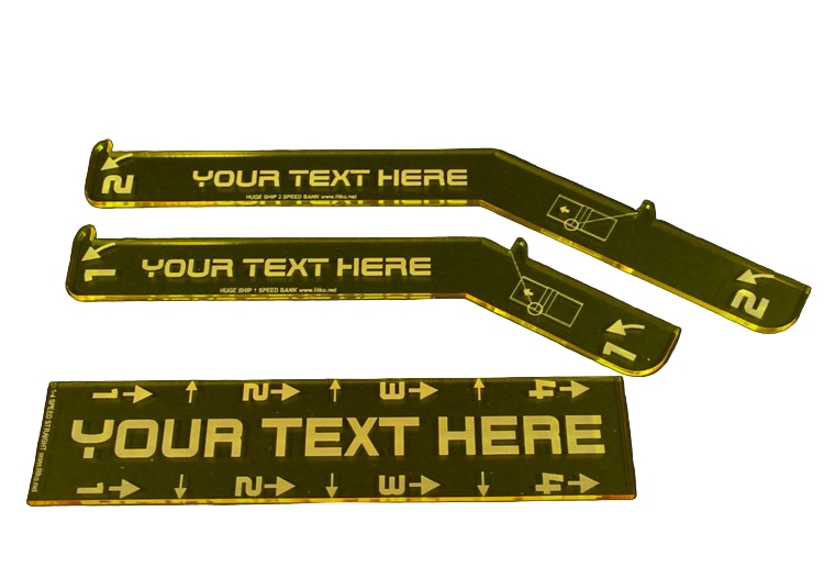 LITKO Personalized Space Fighter Huge Ship Maneuver Gauge Set (3)