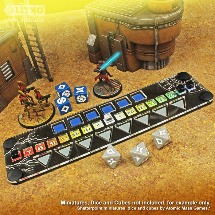 LITKO Premium Printed Struggle Tracker Compatible with Star Wars: Shatterpoint - LITKO Game Accessories