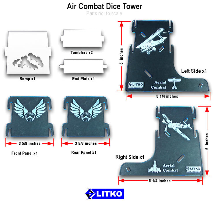 LITKO Air Combat Dice Tower Kit
