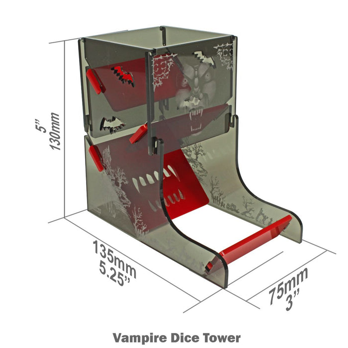 Vampire Dice Tower-Dice Tower-LITKO Game Accessories