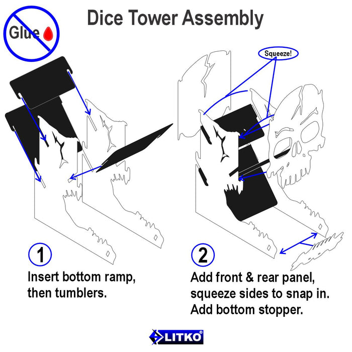 LITKO Skull Dice Tower-Dice Tower-LITKO Game Accessories
