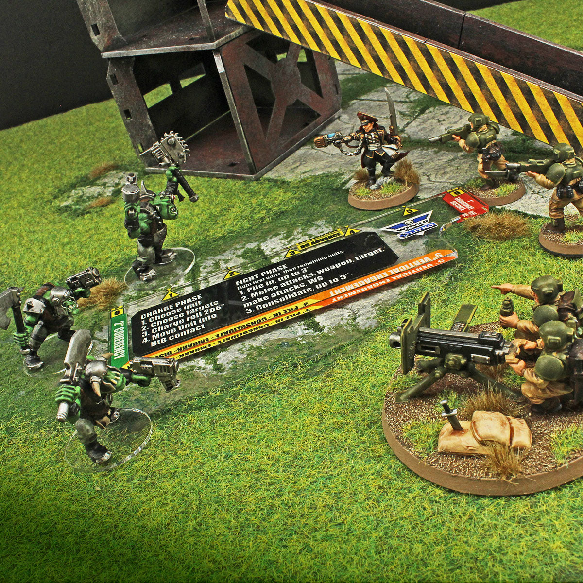 LITKO Double-Sided 6-inch Combat Gauge Compatible with Warhammer 10th Edition-Movement Gauges-LITKO Game Accessories