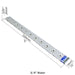LITKO Premium Printed Double Sided 3/4 Scale Inch Rulers, 3mm-Movement Gauges-LITKO Game Accessories