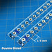 LITKO Premium Printed Double Sided 1/3rd Scale Inch Rulers, 3mm-Movement Gauges-LITKO Game Accessories