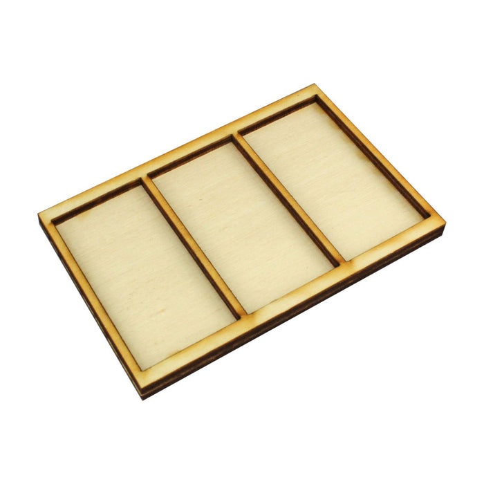 LITKO 3x1 Formation Tray for 25x50mm Bases Compatible with Lion Rampant-Movement Trays-LITKO Game Accessories