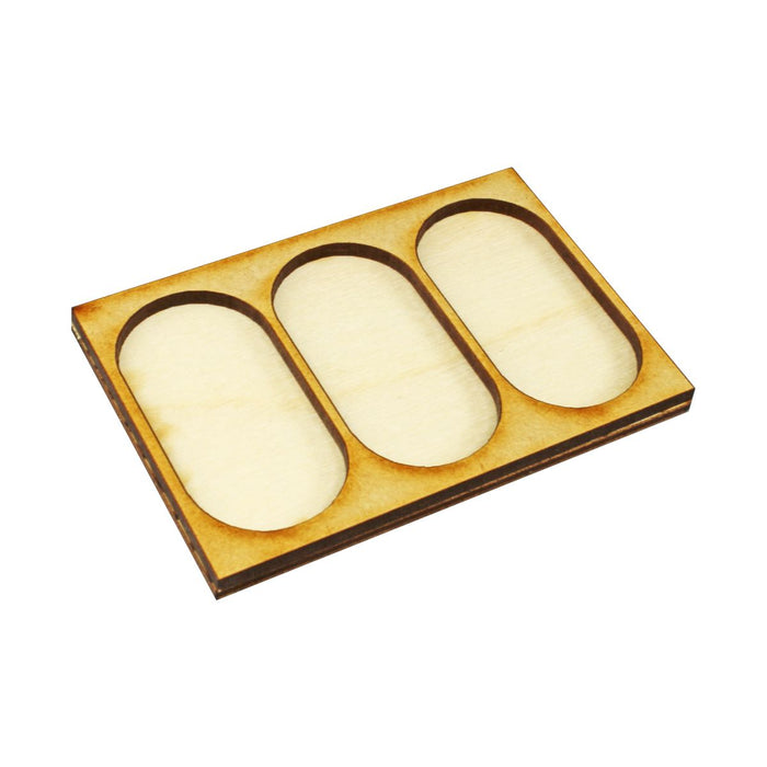 LITKO 3x1 Formation Tray for 25x50mm Pill Bases Compatible with Lion Rampant-Movement Trays-LITKO Game Accessories