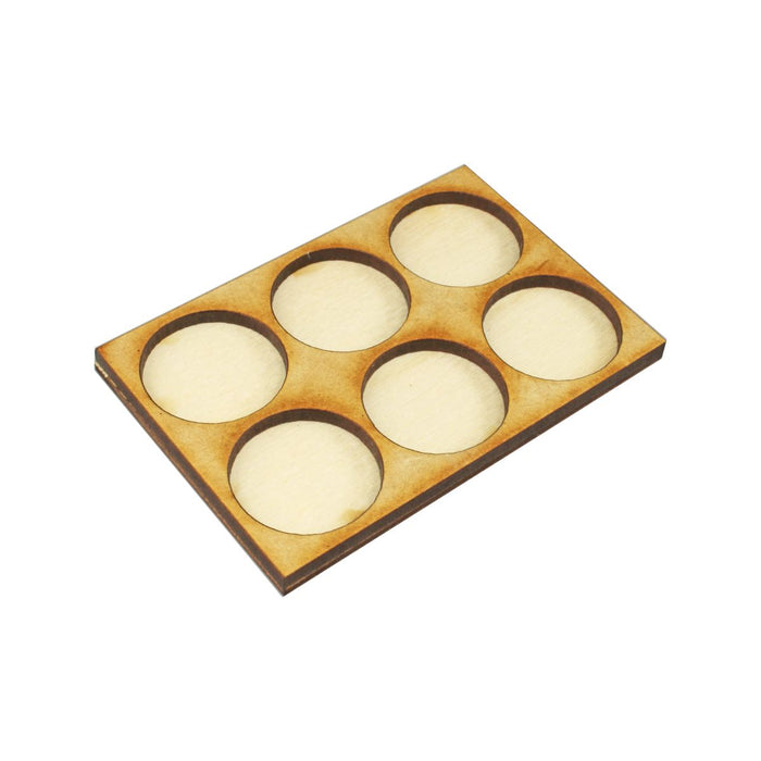 LITKO 3x2 Formation Tray for 25mm Circle Bases Compatible with Lion Rampant-Movement Trays-LITKO Game Accessories