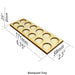 LITKO 6x2 Formation Tray for 20mm Circle Bases Compatible with Lion Rampant-Movement Trays-LITKO Game Accessories