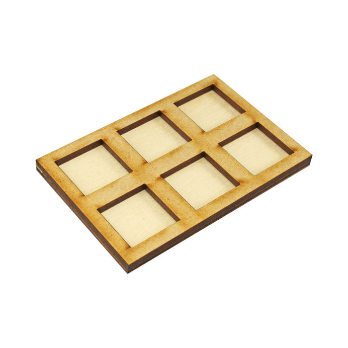 LITKO 3x2 Formation Tray for 20mm Square Bases Compatible with Lion Rampant-Movement Trays-LITKO Game Accessories