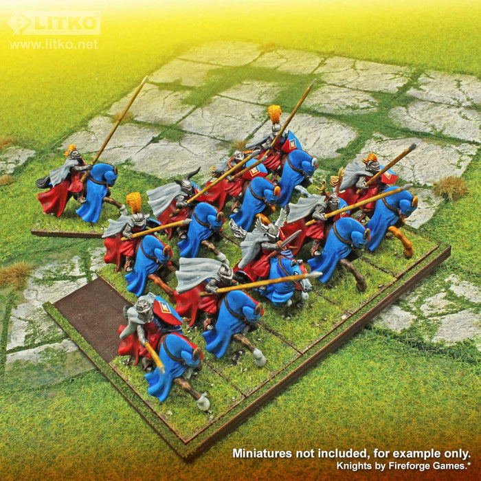 LITKO 5x4 Formation Movement Tray Kit Compatible with Warhammer: The Old World, 30mm Square Bases & 30x60mm Rectangle Bases-Movement Trays-LITKO Game Accessories