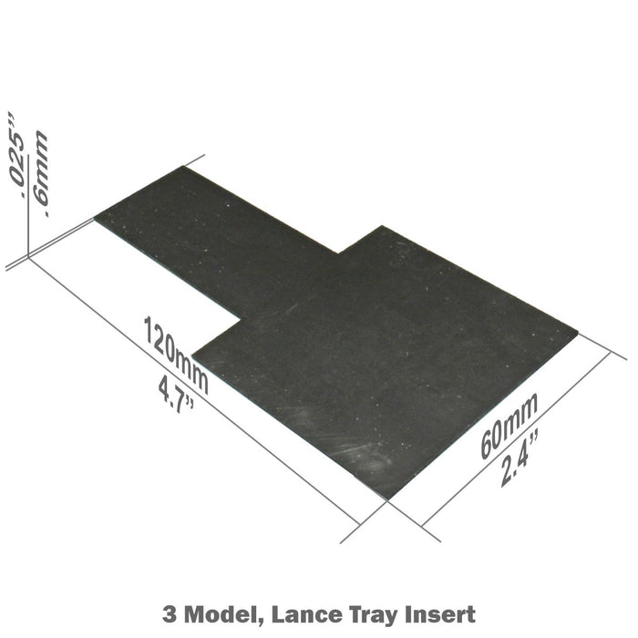 LITKO Lance Formation Tray Heavy Duty Magnet Insert Compatible with Warhammer: The Old World, 3 Cavalry 30x60mm Bases-Movement Trays-LITKO Game Accessories