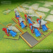 LITKO Lance Formation Tray Flex-Steel Insert Compatible with Warhammer: The Old World, 6 Cavalry 30x60mm Bases-Movement Trays-LITKO Game Accessories