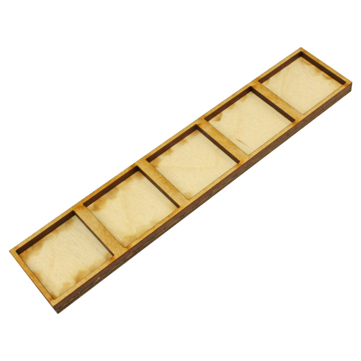LITKO 5x1 Base Adapter Formation Tray for 25mm Square bases Compatible with Warhammer: The Old World-Movement Trays-LITKO Game Accessories