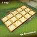 LITKO 5x3 Upsizing Formation Tray for 25mm Square bases Compatible with Warhammer: The Old World-Movement Trays-LITKO Game Accessories