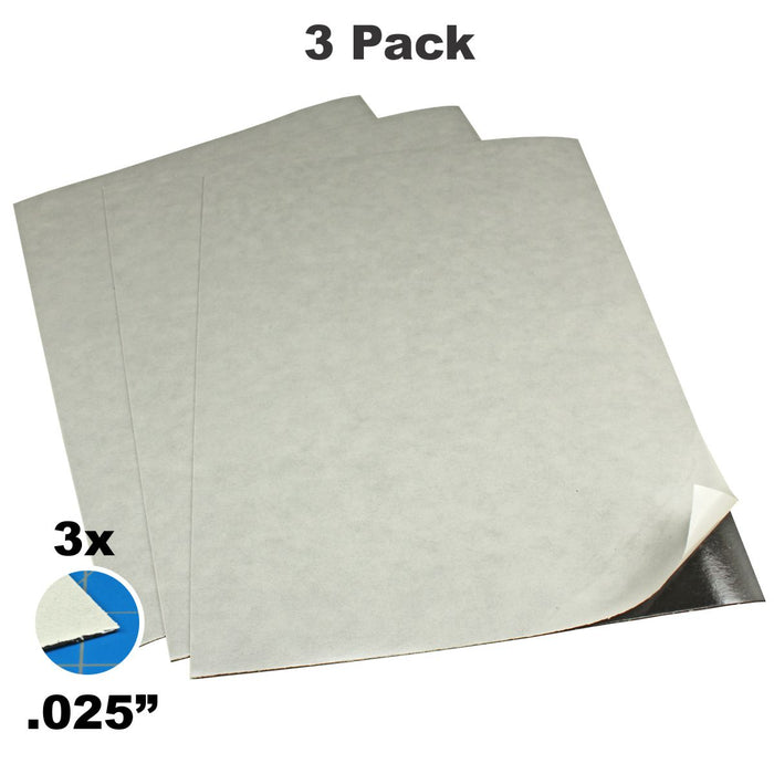 Flexible Steel Vinyl Magnetically-Receptive Sheet (0.025in Thick)