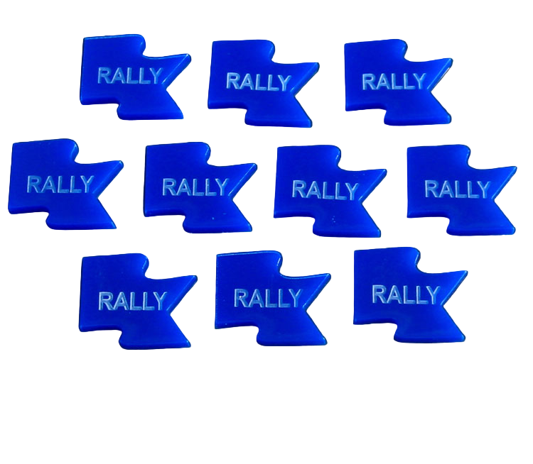 LITKO Rally Tokens (10) (New! Multiple Colors on One Listing!)