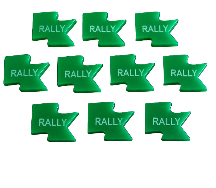 LITKO Rally Tokens (10) (New! Multiple Colors on One Listing!)