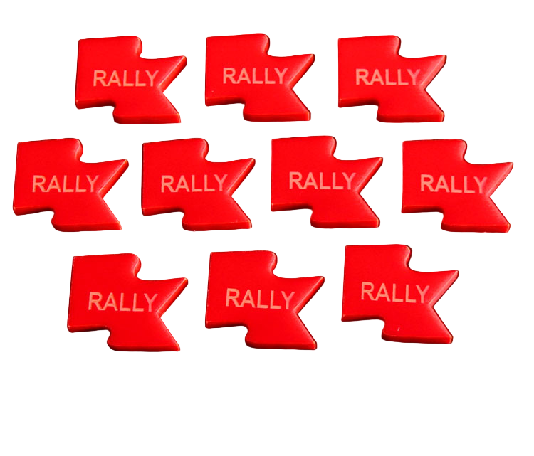 LITKO Rally Tokens (10) (New! Multiple Colors on One Listing!)